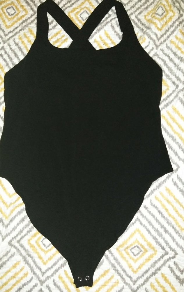 Criss cross bodysuit